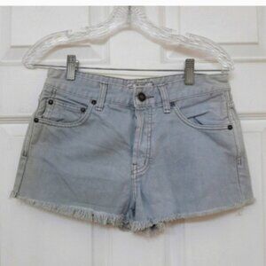 Free People denim Cut Off Frayed Shorts Sz 26